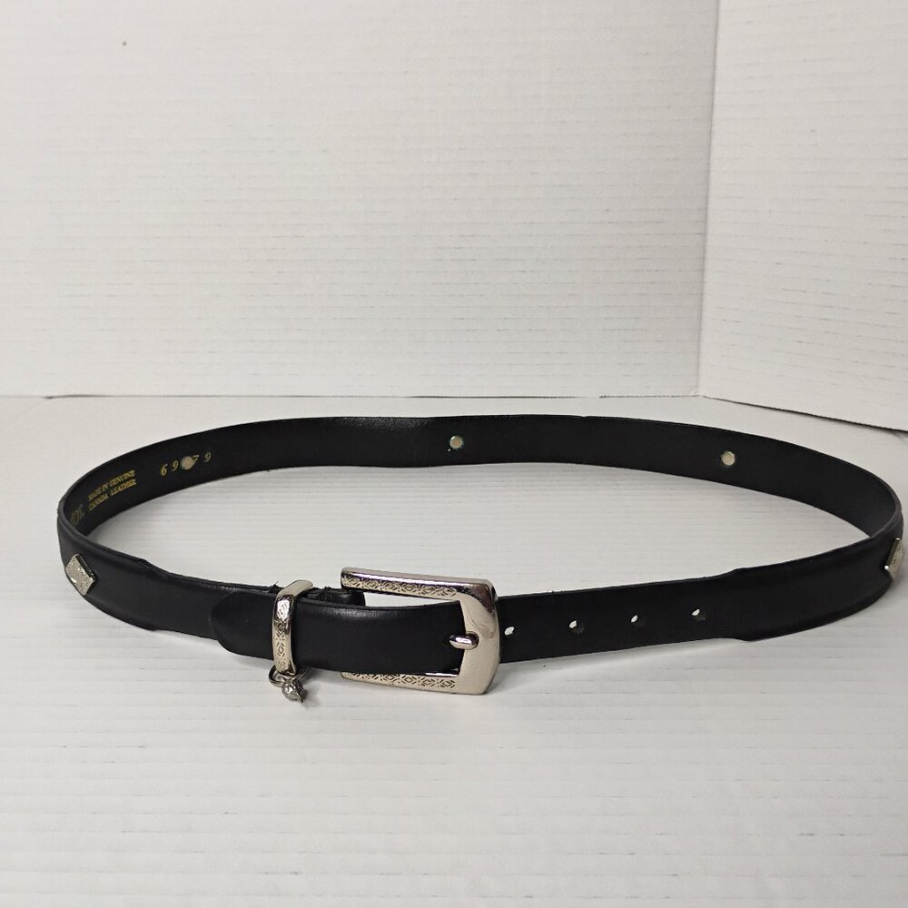 FootJoy Women’s Black Genuine Leather Belt – Small/Medium Size
